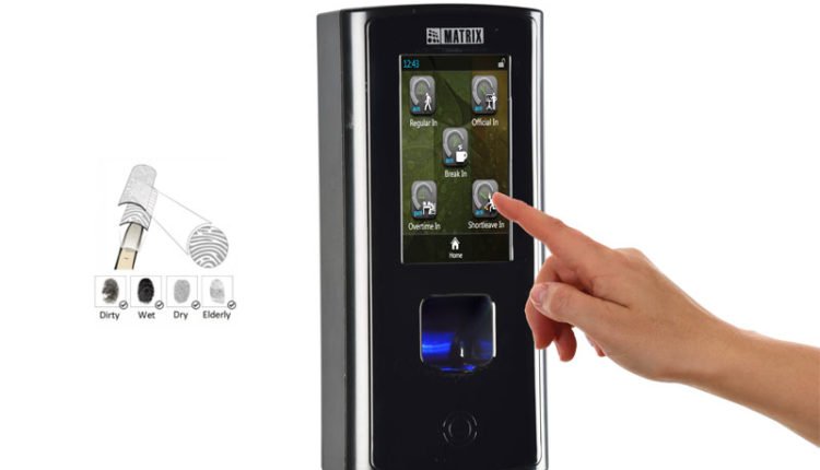 Matrix multispectral fingerprint readers