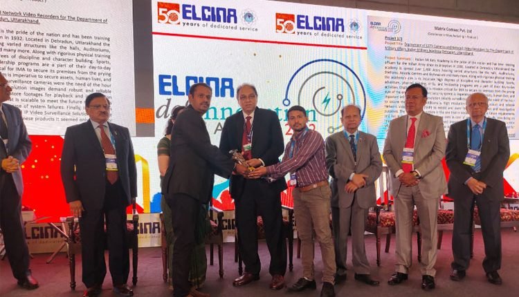 Matrix Comsec felicitated with ELCINA DEFENNOVATION Award 2022 for Excellence in Manufacturing