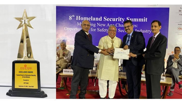 CP PLUS Receives the Excellence Award as the ‘Most Trusted Brand of the Year’